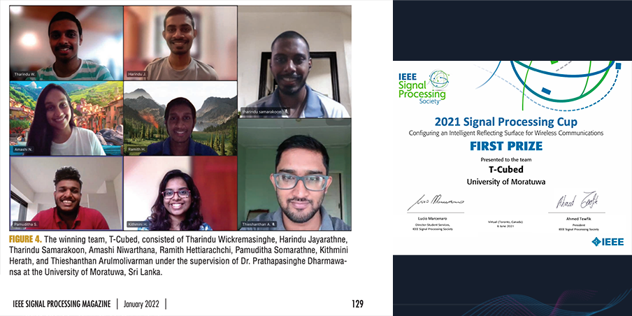 🏅 Our team - $T^3$,  became the Champions of the IEEE Signal Processing Cup 2021 🎉